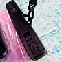 Чехол водонепроницаемый AMFOX AWC-31 универсальный, с защелкой, розовый