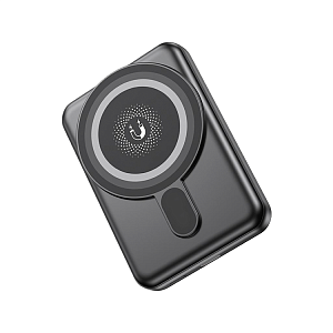 Power Bank PR-264, 20Вт, 10000 mAh, поддержка QC+PD, беспроводная зарядка, черный (-)