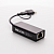 Адаптер WALKER WA-045 TYPE-C/USB -- LAN, черный