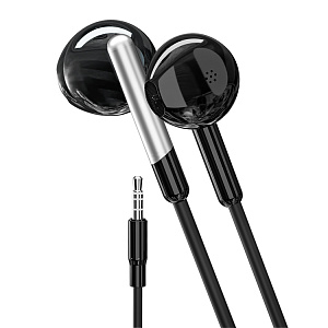 Наушники WALKER H315, вкладыши, микрофон, кнопка ответа, черные