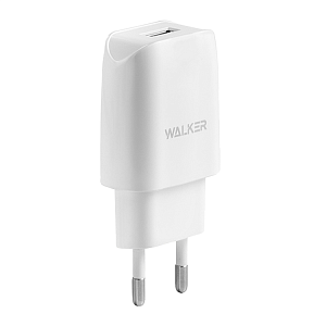 CЗУ WALKER  WH-21, 2.1А, 10,5Вт, USB, черное (потертости на корпусе)