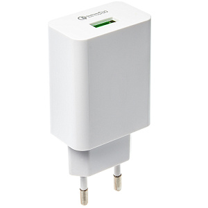 СЗУ L036, 18Вт, USB, поддержка QC, белое (-)