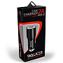 АЗУ WALKER  WCR-21, 2в1, 2.4А, 12Вт, USBx2, + кабель Micro, черное