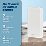 Power Bank Walker WB-410, 10000 mAh, Li-Pol, 2.4A, белый