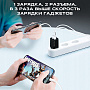 СЗУ WALKER  WH-60 GaN, 3А, 30Вт, USB/Type-C, поддержка QC+PD, черное