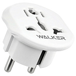Переходник WALKER WH-01 в розетку, белый