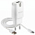 СЗУ WALKER  WH-21, 2в1, 2.1А, 10,5Вт, USB, + кабель Micro, белое