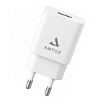 СЗУ AMFOX AH-45, 2.1A, 10,5Вт, USB, белое