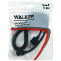 Кабель USB "WALKER" C110, Type-C, в пакете, черный