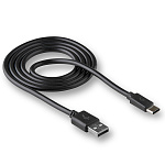 Кабель USB WALKER  C110, Type-C, в пакете, черный
