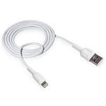 Кабель USB "AMFOX" C11, 2.1А, Lightning, белый