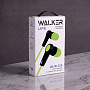 Наушники WALKER H330, микрофон, кнопка ответа, зеленые