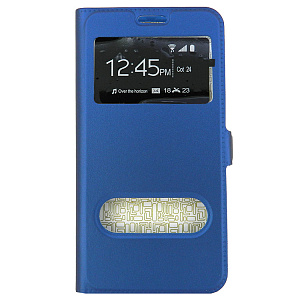 Чехол-книжка New горизонтальная для Realme С35, синяя