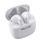 Наушники WALKER WTS-25, вкладыши, независ работа наушников, белые