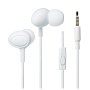 Наушники S06, микрофон, кнопка ответа, белые