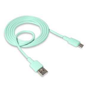 Кабель USB NB-156, 2.4A, Micro USB, зеленый (-)