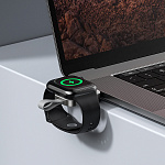 ЗУ беспроводное CX019, портативное, Micro USB, для Apple Watch, белое (-)