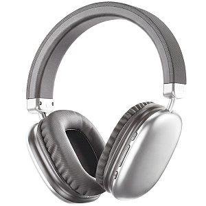 Наушники BE45, Bluetooth v5.3, полноразмерные, серебряные