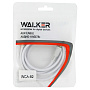 Кабель AUX WALKER  WCA-082, 3.5мм, в пакете, белый