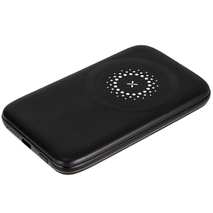 Power Bank PR-153, 20Вт, 5000 mAh, поддержка QC+PD, беспр зарядка, черный (-)