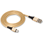 Кабель USB "WALKER" C705, 3.1А, Type-C, поддержка QC, нейлон, (мят упак)