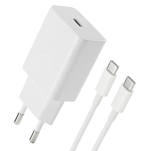 СЗУ L126, 20Вт, Type-C, поддержка QC+PD, + кабель Type-C, белое (-)