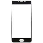 Стекло  для TECNO POP 7, с рамкой, черное, в тех.паке