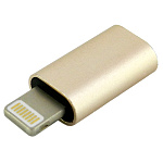 Адаптер WALKER IP (папа) -- micro USB (мама) металлический