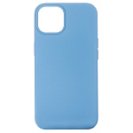 Накладка SILICONE COVER Soft-touch для Apple iPhone 13 Mini, светло-синяя