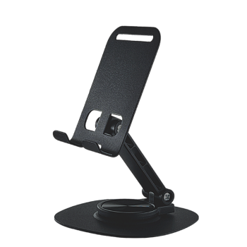 Подставка WALKER WST-55, поворотная, с регулировкой угла наклона, черная
