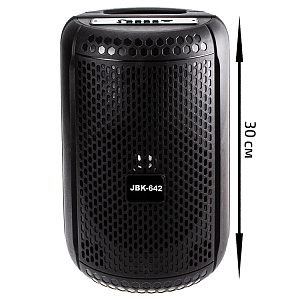 Колонка JBK-642, Bluetooth, 6,5Вт*1, черная (уценка)