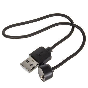 Кабель USB "WALKER" C155 для Xiaomi Mi Band 5/6/7, черный