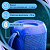 Колонка AMFOX ASP-777, Bluetooth, 5Вт*2, подсветка, влагозащита, синяя