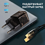 СЗУ WALKER  WH-61 GaN, 3А, 30Вт, USB/Type-C, поддержка QC+PD, + кабель Type-C