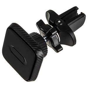 Автодержатель C123, магнитный на воздуховод, черный (-)