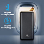 Power Bank AMFOX APB-520, 20000 mAh, Li-Pol, 3A, поддержка QC+PD, черный