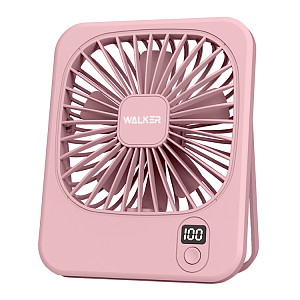 Вентилятор WALKER WFAN-35, с дисплеем, розовый