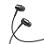 Наушники EP57, микрофон, кнопка ответа, черные (-)