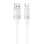 Кабель USB NB-282, 6А, Type-C, поддержка QC, белый (-)