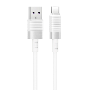 Кабель USB NB-282, 6А, Type-C, поддержка QC, белый (-)