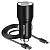 АЗУ WALKER  WCR-21, 2в1, 2.4А, 12Вт, USBx2, + кабель Type-C, черное