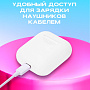 Чехол для Airpods силиконовый, белый