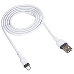 Кабель USB NB-208, 2.4А, Micro USB, белый (-)