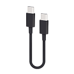 Кабель USB WALKER  C070, Type-C-Type-С, 100Вт, (0, 25 метра), в пакете, черный