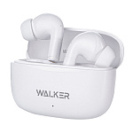 Наушники WALKER WTS-39, шумопод. ENC, независ. работа наушников, белые