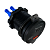 АЗУ AMFOX CCH-07, 38Вт, врезное, USB/Type-C, поддержка QC/PD, черное