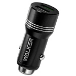 АЗУ WALKER  WCR-21, 2.4А, 12Вт, USBx2, черное