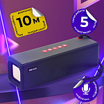 Колонка WALKER WSP-130, Bluetooth, 5Вт*2, стереопара TWS, черная