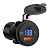 АЗУ WALKER  WCR-07, 38Вт, врезное, USB/Type-C, поддержка QC/PD, черное