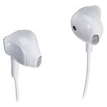 Наушники EP52, вкладыши, микрофон, кнопка ответа, белые (-)